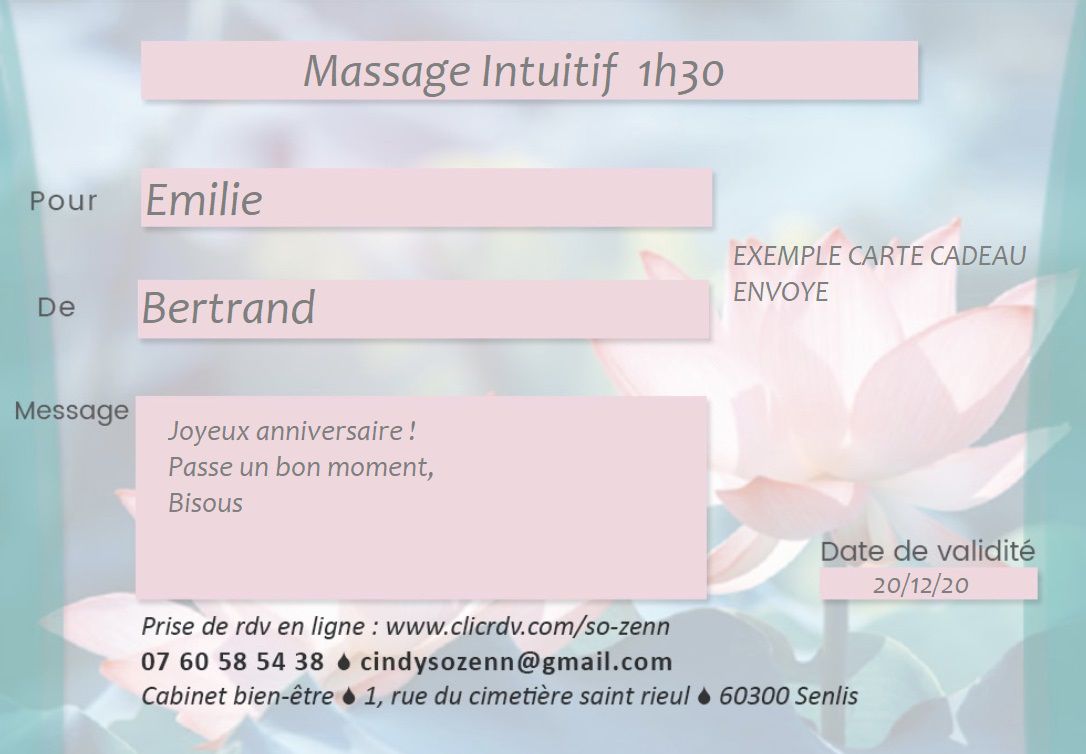 Massage Bien être so zenn fr